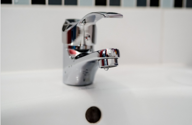 close-up of a tap